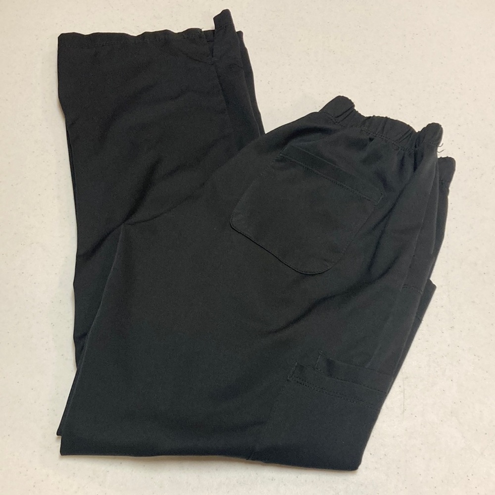 HH Works 6 Pocket Black Scrub Pants